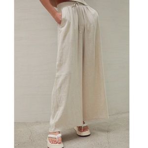 Source Unknown Linen Wife Leg Pants